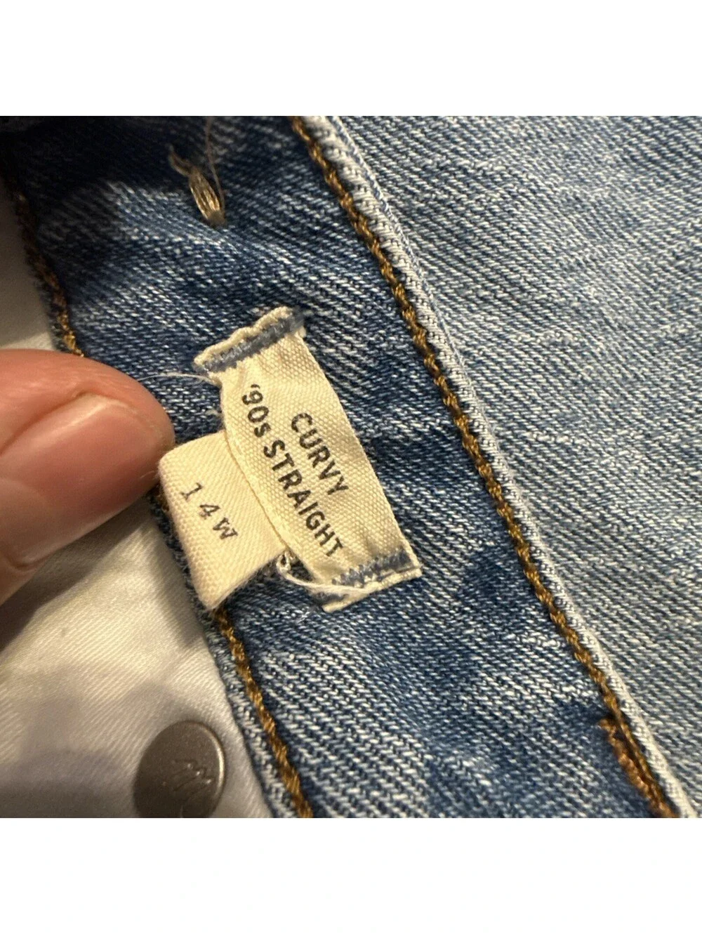 Madewell jeans curvy